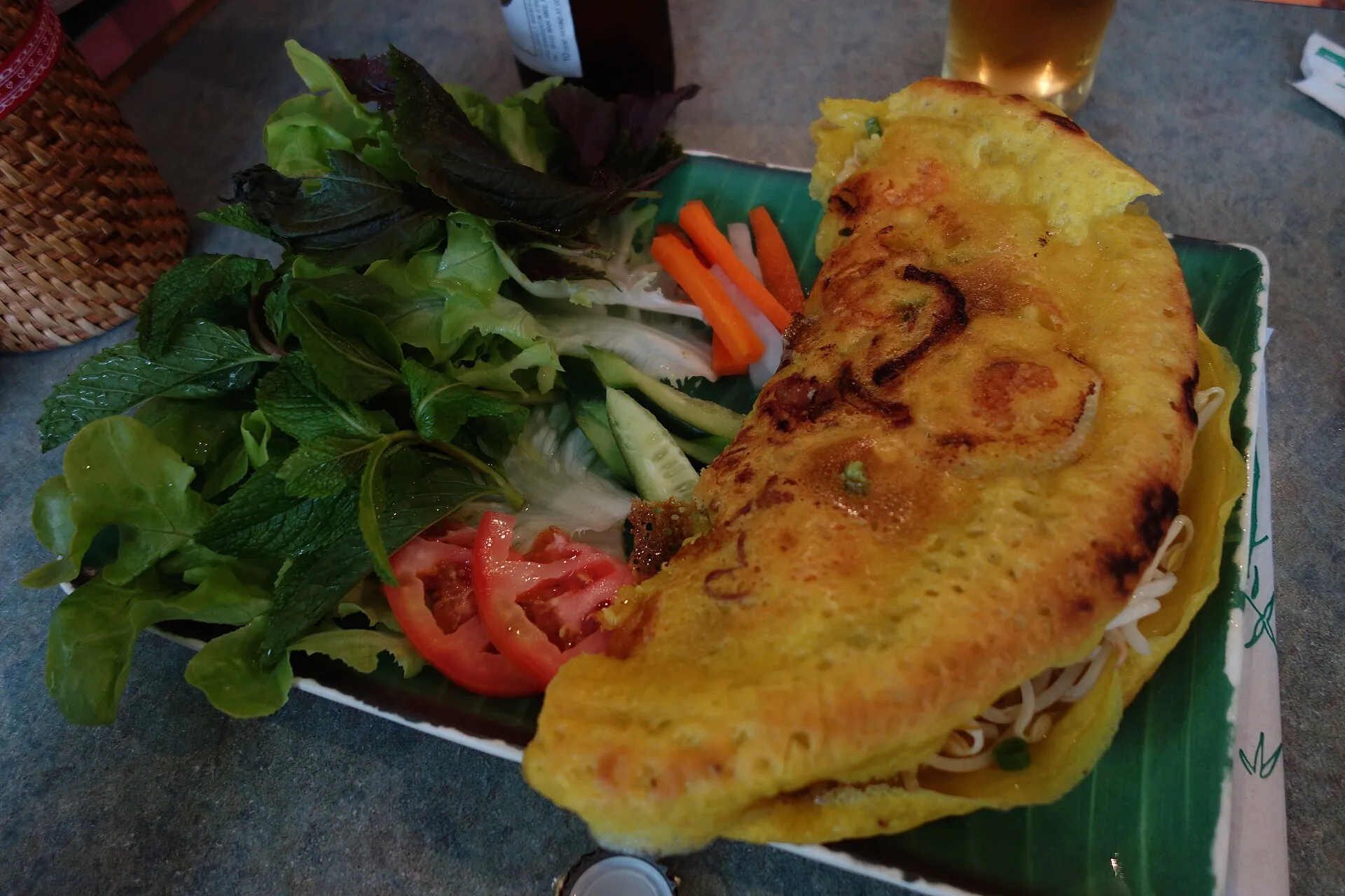 Banh Xeo with Squid